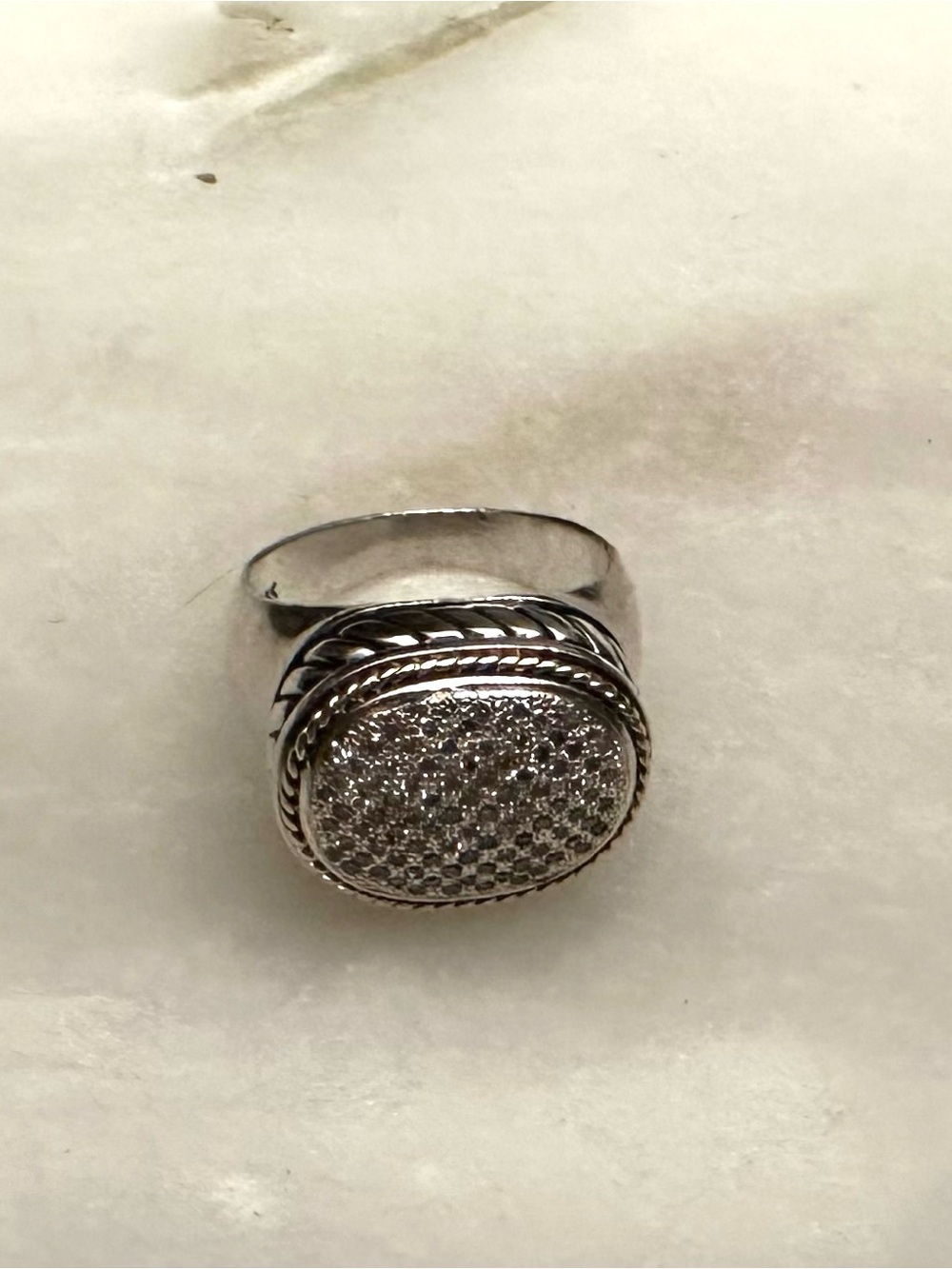 EFFY Diamond Pavé Ring with Gold Accent